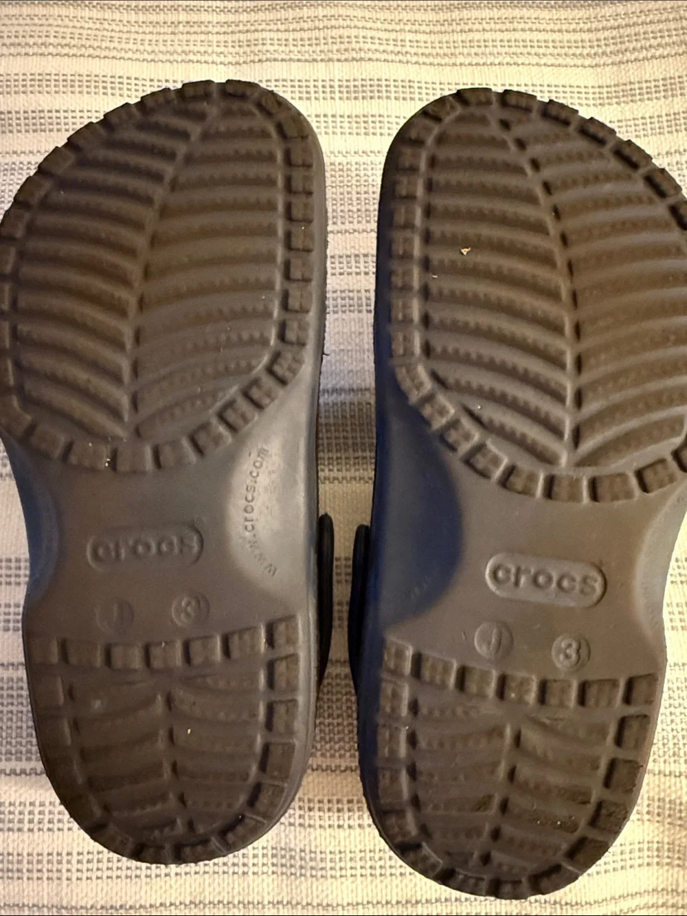 CROCS Kids Slip-On Clogs in Navy Blue with Heel Strap